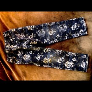 3T flower print jeans